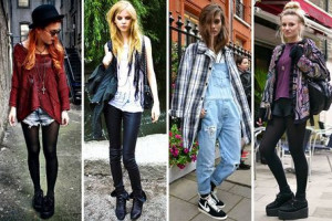 The grunge style as an expression of protest against the classics