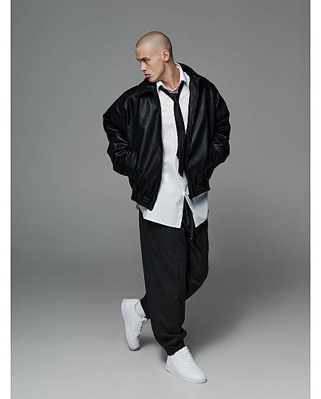 Брюки джоггеры шерстяные Graphite Dark мужские