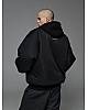 Бомбер oversize чорний basic