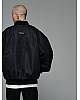 Бомбер oversize чорний basic