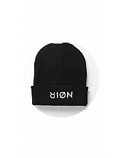 Шапка шерстяная черная NOIR 