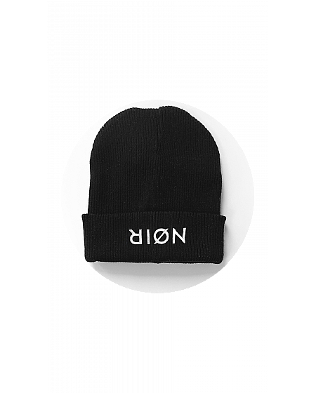 Шапка вовняна чорна NOIR