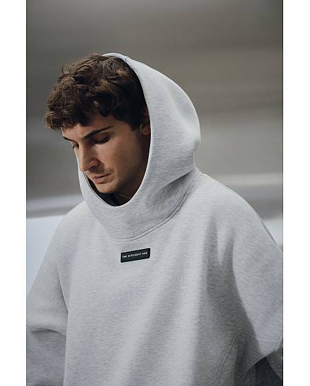 Set Platinum [HIGH NECK HOODIE / RELAXED fit WIDE joggers]