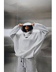 Сет c худи Platinum женский [HIGH NECK HOODIE / RELAXED fit WIDE joggers]