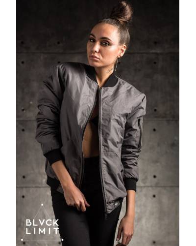 Бомбер женский Street серый
