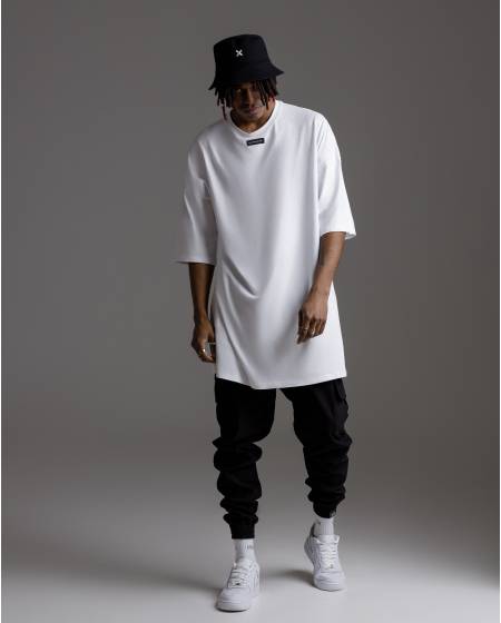 Extra long white t-shirt