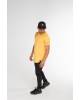 T-shirt man's basic with a round bottom yellow