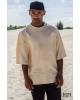 Футболка мужская oversize бежевая
