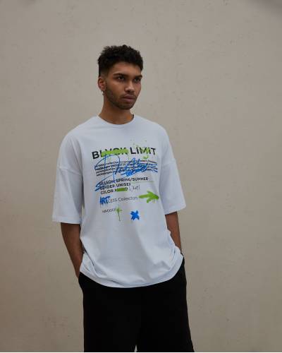 Футболка чоловіча PAINTED white