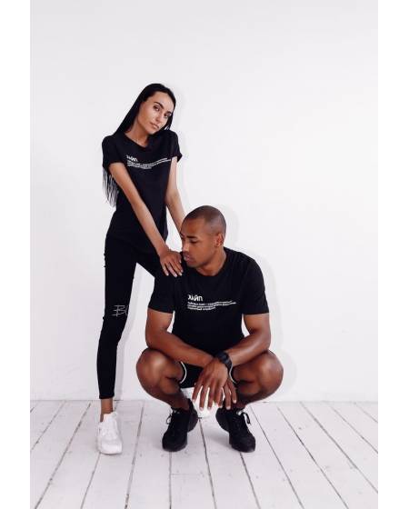 T-shirt men's printed HYPE black