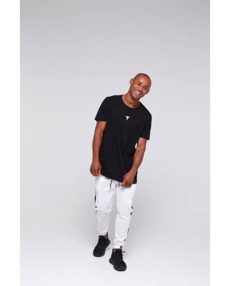 T-shirt with embroidery AUTOMATIC - black