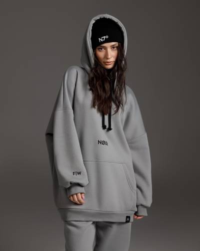 Hoodie women NOIR N7 Ash