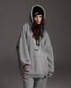 Hoodie women NOIR N7 Ash