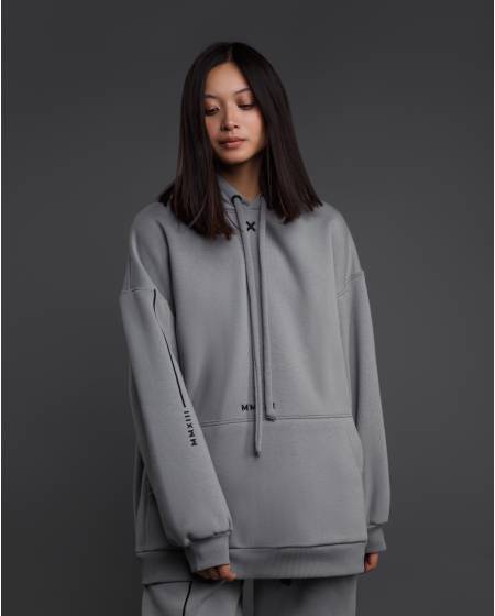 SYMBIOSIS Women's hoody warm gray