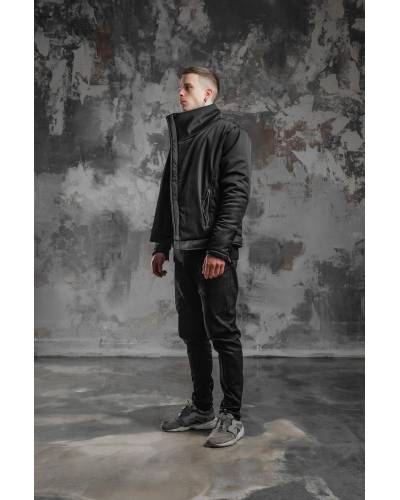 Косуха чоловіча утеплена чорна