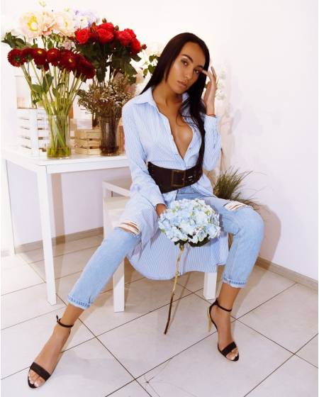 Сукня-сорочка в смужку