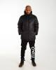 Пуховик OVERSIZE мужской черный