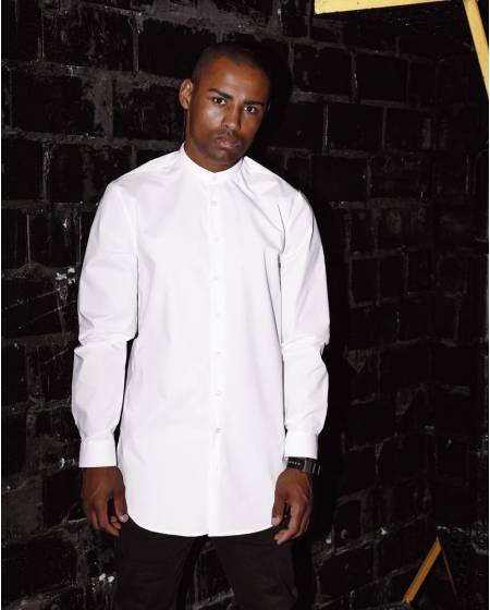 Рубашка мужская без воротника белая