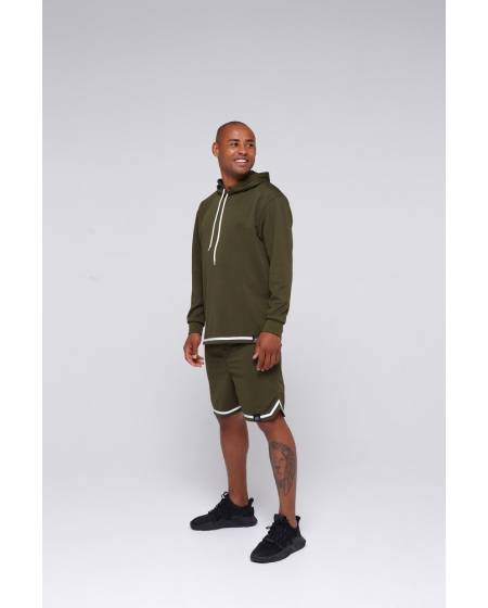 Shorts structural with a strip below - khaki