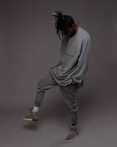 Штани чоловічі OVERSIZE з вишивкою est. MMXIII сірі