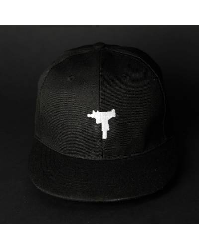 Snapback female with embroidery AUTOMATIC black