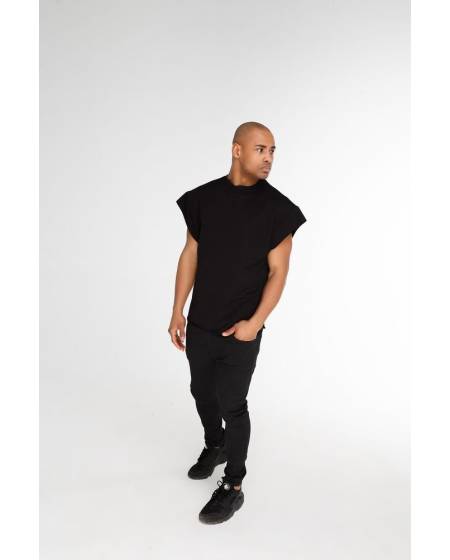 Безрукавка чоловіча котон чорна