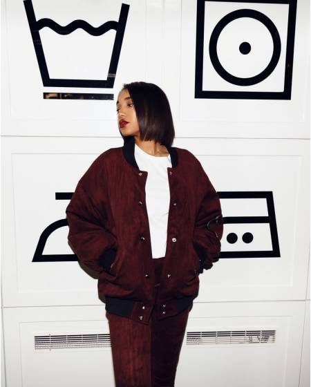 Бомбер жіночий Oversize бордовий