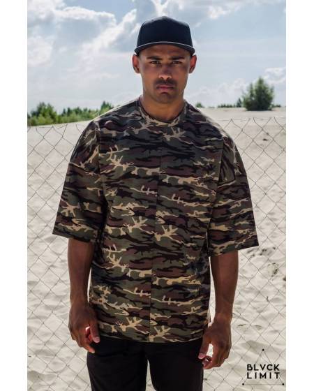 Футболка чоловіча oversize камуфляж