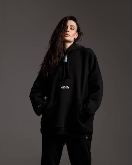 Hoodie women NOIR N7 Black