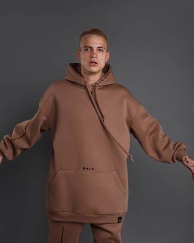 Худи мужское SYMBIOSIS теплое капучино