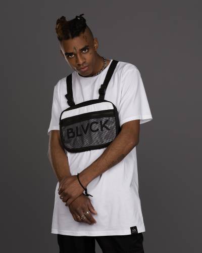 Нагрудная сумка с принтом