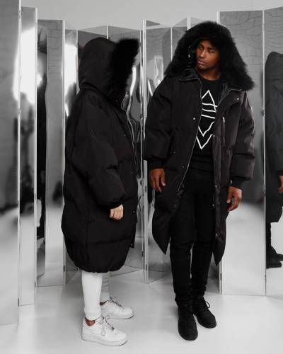 Пуховик мужской Winter черный