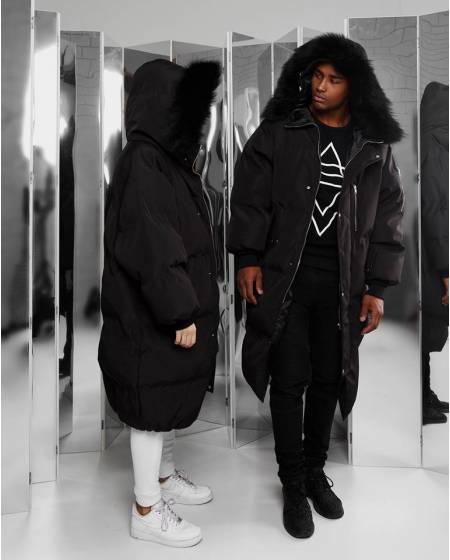 Пуховик мужской Winter черный