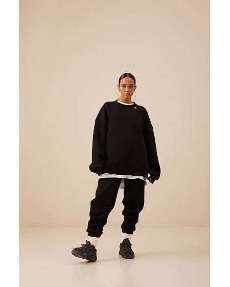 GROUNDED sweatshirt Onyx | women