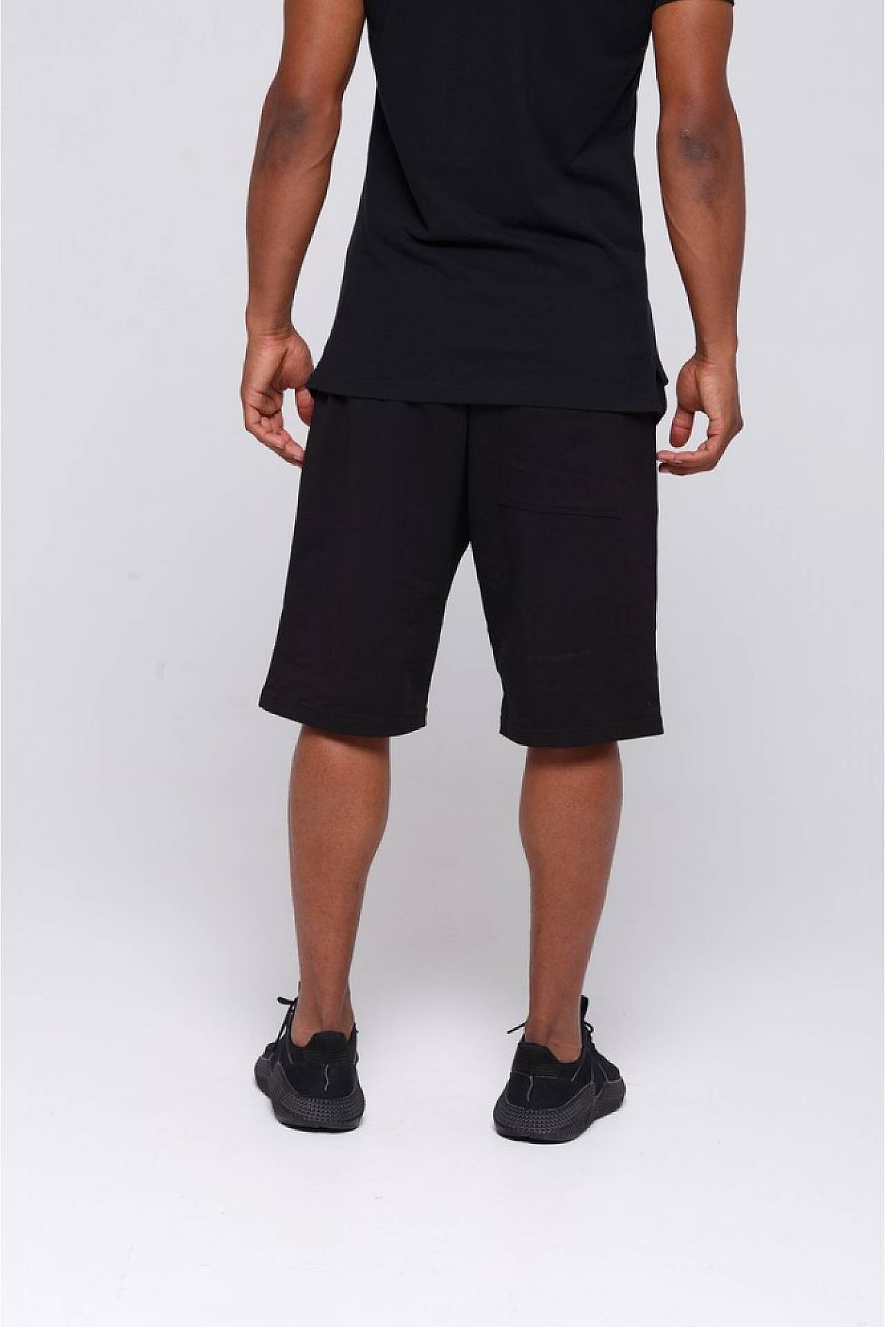 Шорты мужские трикотажные черные