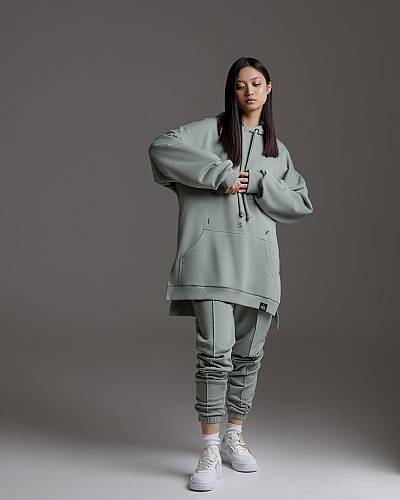 Штани oversize GENESIS жіночі eucalyptus