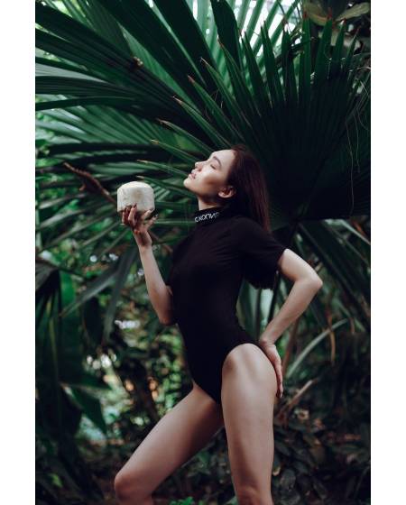 Body with embroidery LUX COPY - black