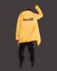 Дождевик с принтом на спине ДОЖДЕВИК - желтый