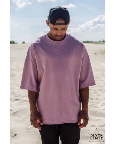 Футболка мужская oversize сирень