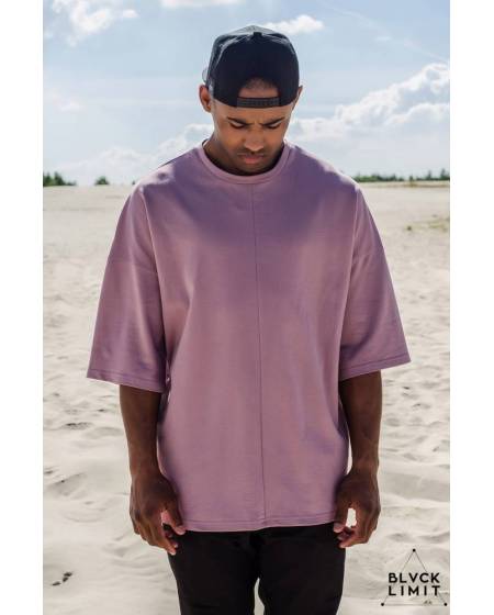 Футболка чоловіча oversize бузок