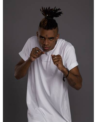 Футболка мужская с принтом MINIMALISM белая