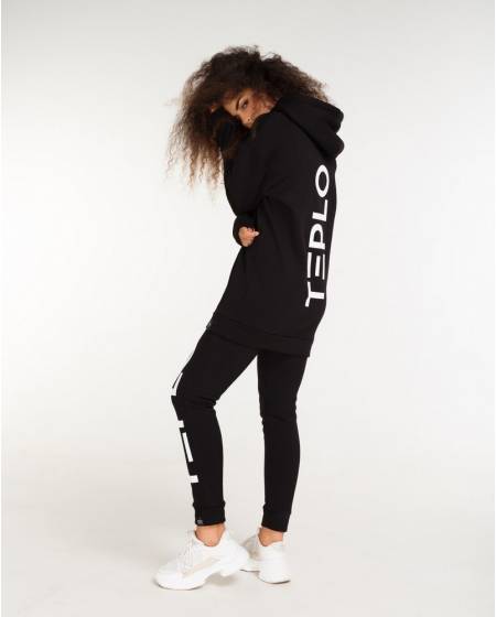 Hoody print TEPLO black