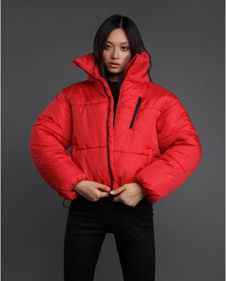 Куртка жіноча PUFFER червона