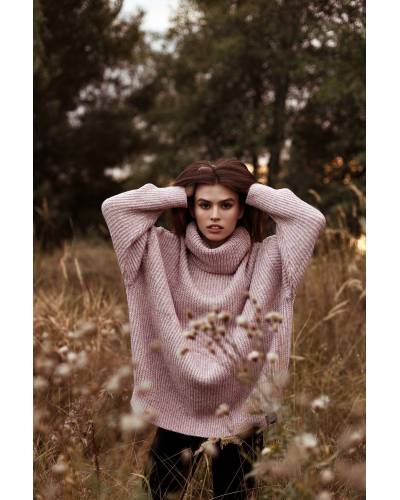 Свитер женский Oversize розовый