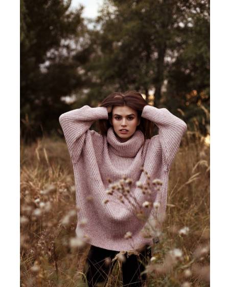 Свитер женский Oversize розовый