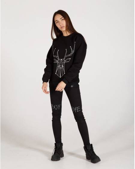 Світшоти жіночий принт геометричний олень