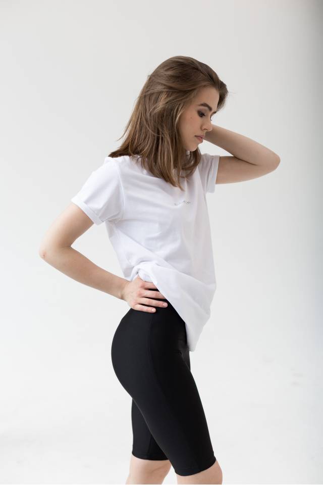 Футболка женская принт MINIMALISM белая Black Limit купить в Киеве и ...