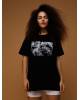 Футболка жіноча принт Троянди чорна
