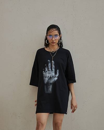 Футболка женская REALISM black