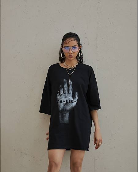 Women's T-shirt REALISM black